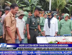 Berita Video : Hadiri Uji Coba Mesin Tanam Padi di Dusun Bambaraba, Wabub Pasangkayu : Jangan Lagi Ada Alih Fungsi Sawah Jadi Kebun Sawit