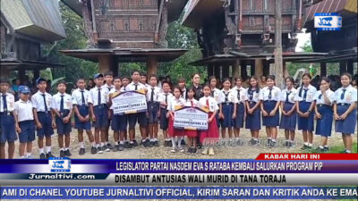Berita Video : Legislator Partai Nasdem Eva S Rataba Kembali Salurkan Beasiswa PIP, Disambut Antusias Wali Murid di Tana Toraja