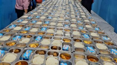 2186 Siswa Siswi di Kecamatan Kalaukku Ini Hari Mulai Nikmati MBG