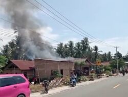 1 Rumah Warga di Topore Terbakar Kerugian Capai 250 Juta