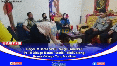 Geger Beras SPHP Yang Disalurkan Polisi Diduga Beras Plastik Polisi Datangi Rumah Warga Yang Viralkan