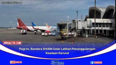 Pagi Ini, Bandara SHIAM Gelar Latihan Penanggulangan Keadaan Darurat