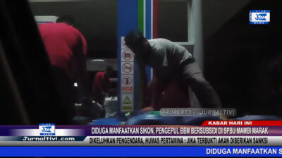 Berita Video : Diduga Manfaatkan Sikon, Pengepul BBM Bersubsidi di SPBU Mambi Dikeluhkan Pengendara, Humas Pertamina : Jika Terbukti Akan Diberikan Sanksi