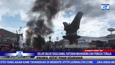 Berita Video : Gelar Unjuk Rasa Damai, Ratusan Mahasiswa dan Pemuda Toraja Dikawal Ketat Pihak Keamanan