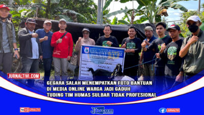 Gegara Salah Menempatkan Foto Bantuan di Media Online Warga Jadi Gaduh, Tuding Tim Humas Sulbar Tidak Profesional