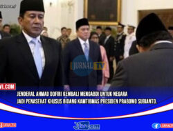 Jenderal Ahmad Dofiri Kembali Mengabdi Untuk Negara Jadi Penasehat Khusus Bidang Kamtibmas Presiden Prabowo Subianto.
