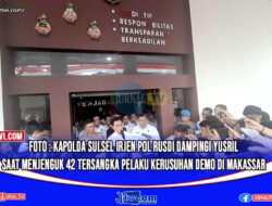 Foto : Kunjungan Yusril di Tahti Polda Sulsel