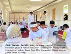 Klinik Pratama BAZNAS Enrekang Gelar Penyuluhan dan Pemeriksaan Kesehatan Gratis di Ponpes