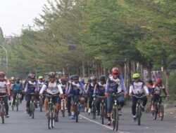 Fun Gowes Di Pattallassang Gowa, Dansat Brimob Polda Sulsel Wacanakan Tempat Pemakaman Keluarga Brimob Polda Sulsel