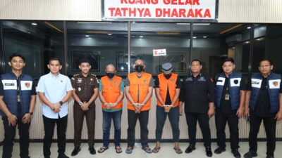Tipidkor Ditkrimsus Polda Sulsel Serahkan 4 Tersangka Korupsi Kredit Macet PT Delima Agung Utama Sebesar 10 Milyar