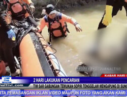 Berita Video : 2 Hari Lakukan Pencarian, Tim SAR Gabungan Temukan Sopir Tenggelam Mengapung di Sungai Saddang