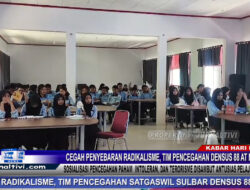 Berita Video : Cegah Penyebaran Paham Radikalisme, Tim Pencegahan Densus 88 AT Mabes Polri Sosialisasi Pencegahan Paham Intoleran, Terorisme, Disambut Antusias Pelajar di Pasangkayu