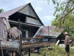 Diterjang Angin Kencang, Babinsa dan Warga Evakuasi Pohon Tumbang di Enrekang