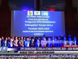 Berita Video : DPD BAMAGNAS Toraja Utara Periode 2025 – 2028 Resmi Dilantik, Wabub Torut : Jaga Kerukunan