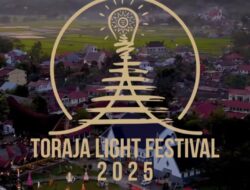 Meriahkan Natal 2025, BPS Gelar Toraja Light Festival (TLF) ke III di Rantepao