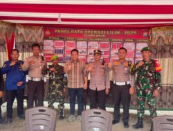 Wakil Ketua DPRD Sulsel Bersama Kasat lantas Polres Wajo Tinjau Pospam Terpadu Ops Lilin Nataru 2025