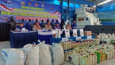 18 Pelaku Bom Ikan Dan Penjualan Penyu Di Perairan Di Gagalkan Polairud Sulsel