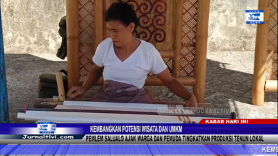 Berita Video : Kembangkan Potensi Wisata dan UMKM, PemLem Salualo Ajak Warga & Pemuda Tingkatkan Produksi Tenun Lokal