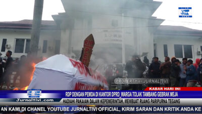 Berita Video : RDP Dengan Pemda di Kantor DPRD, Warga Tolak Tambang Gebrak Meja dan Hadiahi Pakaian Dalam Kepemerintah, Membuat Ruang Paripurna Tegang