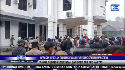 Berita Video : Desakan Menolak Tambang Emas di Enrekang Kembali Menggema, Warga Tuding Pemerintah dan DPRD Tak Pro Rakyat