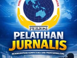 Perjosi Gelar Pelatihan Jurnalis Awal Februari 2026 Di Kota Makassar, Pendaftaran Meledak Separuh Target