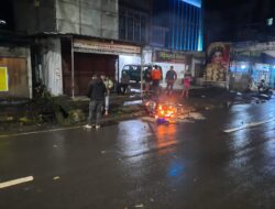 Breaking : Geng Motor Vs Warga, 1 Motor Terbakar