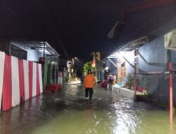Sejak Malam Personel BPBD Makassar Pantau Lokasi Banjir di Katimbang