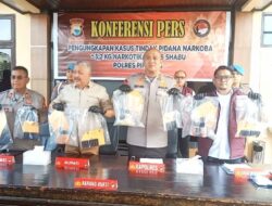 Aplaus! Polres Pinrang Tangkap 4 Kurir Sabu Seberat 3.2 Kg Jaringan Malaysia