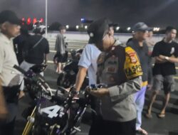 Polisi Ditabrak saat Bubarkan Balap Liar di Kawasan CPI