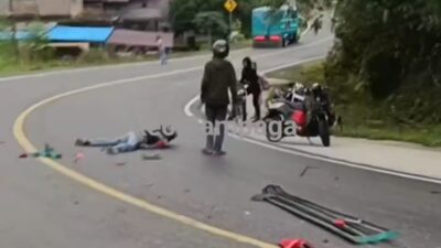 Motor Milik Mahasiswa Tabrak Truk di JalanTrans Sulawesi, Pengendara Motor Tewas di Tempat
