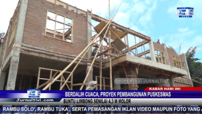 Berita Video : Berdalih Cuaca, Proyek Pembangunan Puskesmas Buntu Limbong Senilai 4,3 M Molor