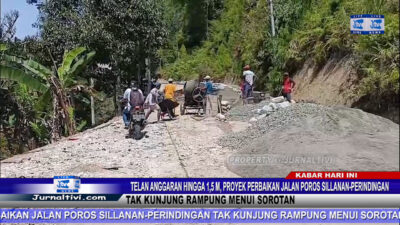 Berita Video : Telan Anggaran Hingga 1,5 M, Proyek Perbaikan Jalan Poros Sillanan-Perindingan Tak Kunjung Rampung Menui Sorotan