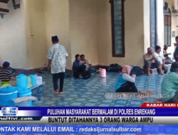 Berita Video : Puluhan Masyarakat Bermalam di Polres Enrekang, Buntut Ditahannya 3 Orang Warga AMPU