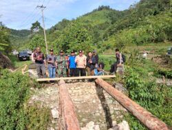 Jembatan Matangnga–Keppe Ambruk, Dinas PUPR Sulbar Buat Jembatan Darurat