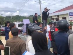 Ratusan Warga Geruduk Polres Mateng Desak Tangkap Pelaku Pengeroyokan Perempuan Penjaga Portal RS 