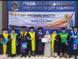 Wakil Rektor I UNIMEN, Ismail, Sabet Gelar Doktor di UNM dengan Disertasi Soal Panduan Karya Ilmiah
