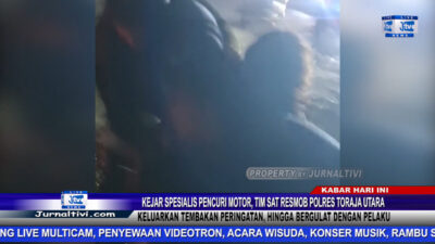 Berita Video : Kejar Spesialis Pencuri Motor, Tim Sat Resmob Polres Toraja Utara Keluarkan Tembakan Peringatan, Hingga Bergulat Dengan Pelaku