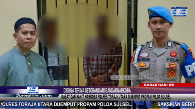 Berita Video : Diduga Terima Setoran Dari Bandar Narkoba, Kasat dan Kanit Narkoba Polres Toraja Utara Dijemput Propam Polda Sulsel