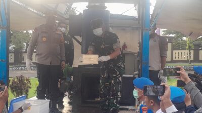 25 Kg  Kokain Dimusnahkan, Hasil Serahan Kodam XIV Hasuddin Ke Polda Sulsel