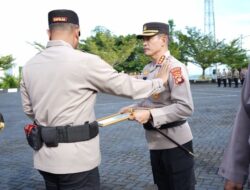 Ungkap 15 Kasus Curanmor, 11 Personel Polresta Mamuju Diberi Penghargaan