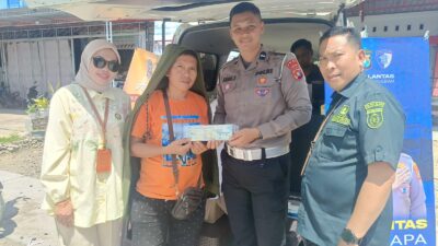 Layanan Samkel di Pasar Tasiu Kalukku, Catat Penerimaan Pajak Rp6,2 Juta 