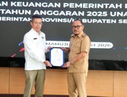 Gubernur Sulabr Serahkan LKPD Unaudited TA 2025 Tepat Waktu, BPK RI Beri Apresiasi