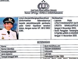 Sempat Buron, Eks Kades Tanam Buah Dialihkan Menjadi Tahanan Rumah Oleh Kejari Mamuju