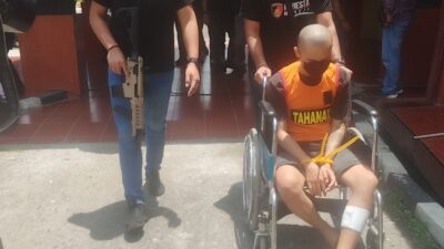 Otak Sindikat Curanmor Motor Trail Ditangkap di Kota Mobagu Pelaku Melawan Saat Ditangkap Ditembak Polisi