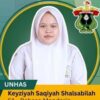 Keyziyah Saqiyah Shalsabilah siswi SMA Islam Ranu Harapan Makassar Lulus Bahasa Mandarin dan Kebudayaan Tiongkok Unhas