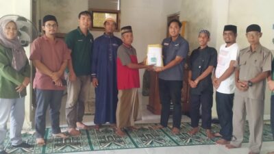 Komitmen Sosial, PT TSL Bantu Pembangunan Masjid di Desa Ako