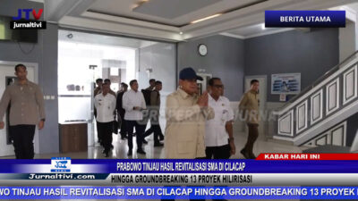Berita VIdeo : Prabowo Tinjau Hasil Revitalisasi SMA di Cilacap Hingga Groundbreaking 13 Proyek Hilirisasi