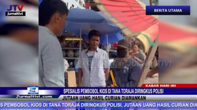 Berita Video : Spesialis Pembobol Kios di Tana Toraja Diringkus Polisi, Jutaan Uang Hasil Curian Diamankan