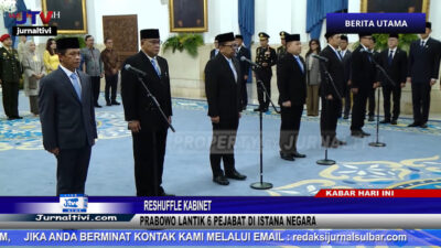 Berita Video : Reshuffle Kabinet, Prabowo Lantik 6 Pejabat di Istana Negara