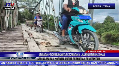 Berita Video : Jembatan Penghubung Antar Kecamatan di Lalundu Memprihatinkan, Sering Makan Korban, Luput Perhatian Pemerintah